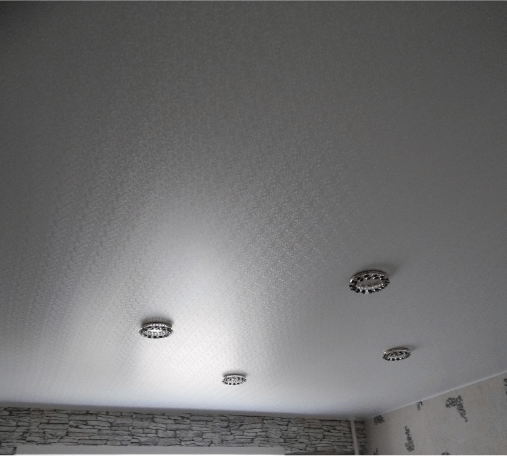 Фактурные натяжные потолки